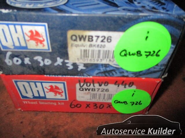2X Wiellager achter Volvo 440 460 480 zonder ABS Merk QH wheel bearing steering knuckle bearing usado en Menorca foto 6