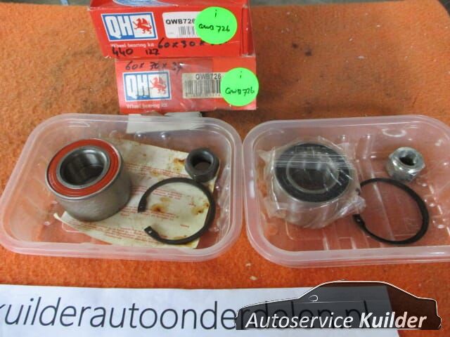 2X Wiellager achter Volvo 440 460 480 zonder ABS Merk QH wheel bearing steering knuckle bearing usado en Menorca