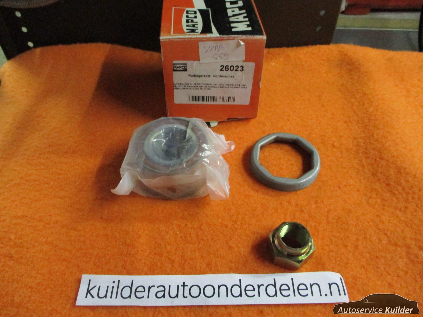 Wiellager voorzijde Fiat Uno X1/9 127 Lancia A112 wheel bearing steering knuckle bearing usado en Menorca