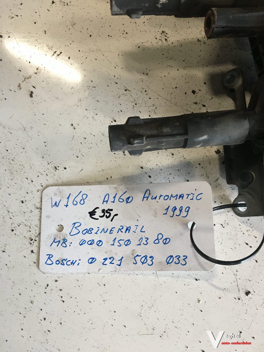 Mercedes A168 a160 automaat 1999 Bobine ignition coils usado en Menorca