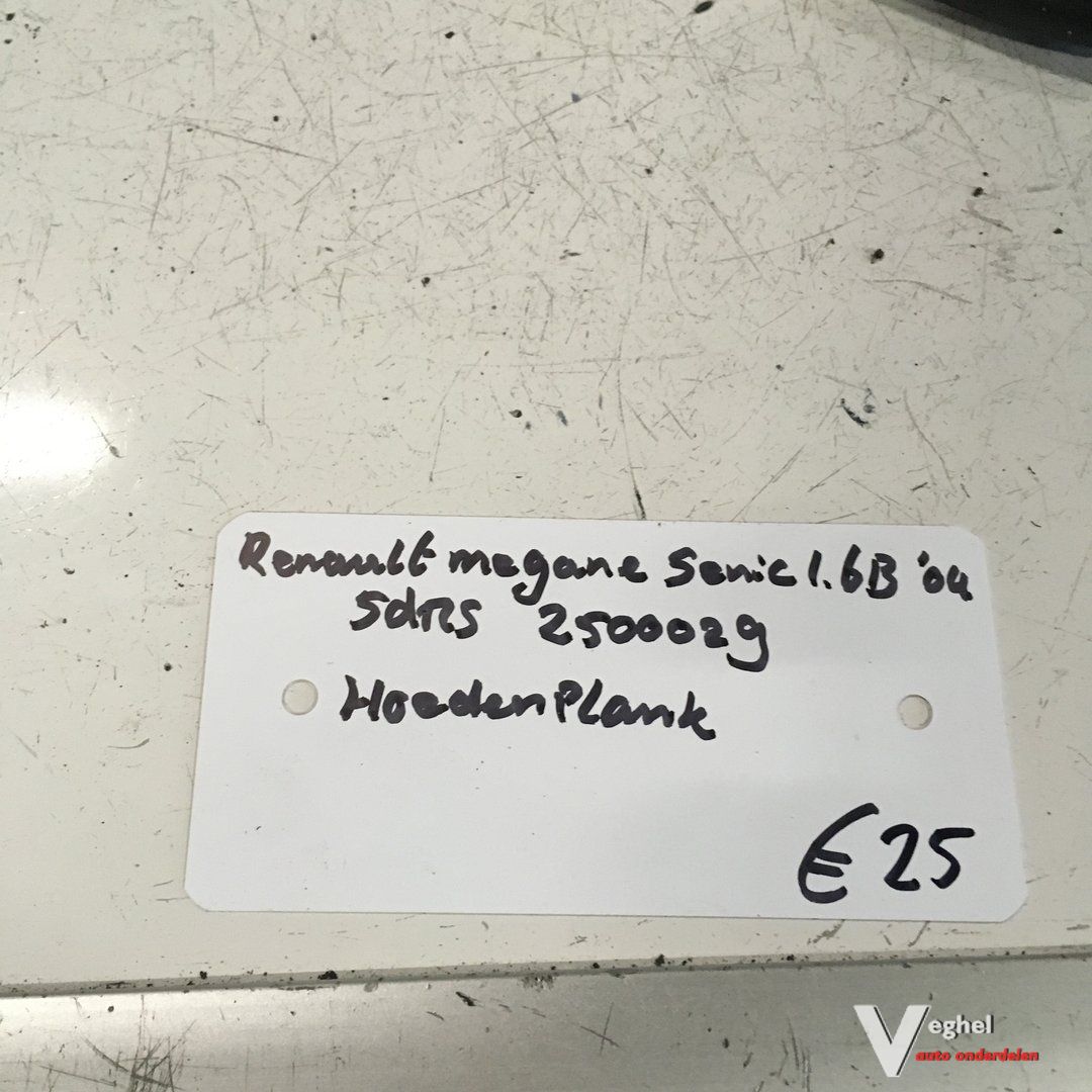 Renault Megane Scenic 1.6 5drs 2004 Wagennr 2500029 Hoedenplank rear shelf roll cover usado en Menorca