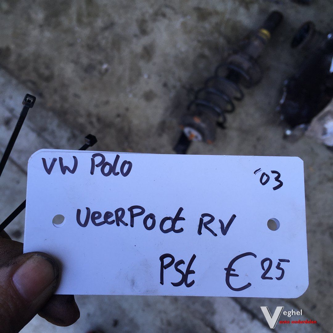 Vw Polo 2003 4 cilinder Veerpoot Rechtsvoor of Linksvoor strut complete single usado en Menorca