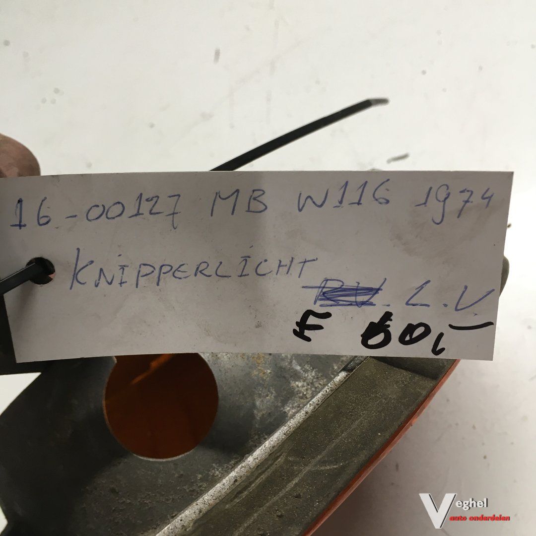 Mercedes W116 wagennr 1600127 Knipperlicht Linksvoor Bosch blinker single usado en Menorca