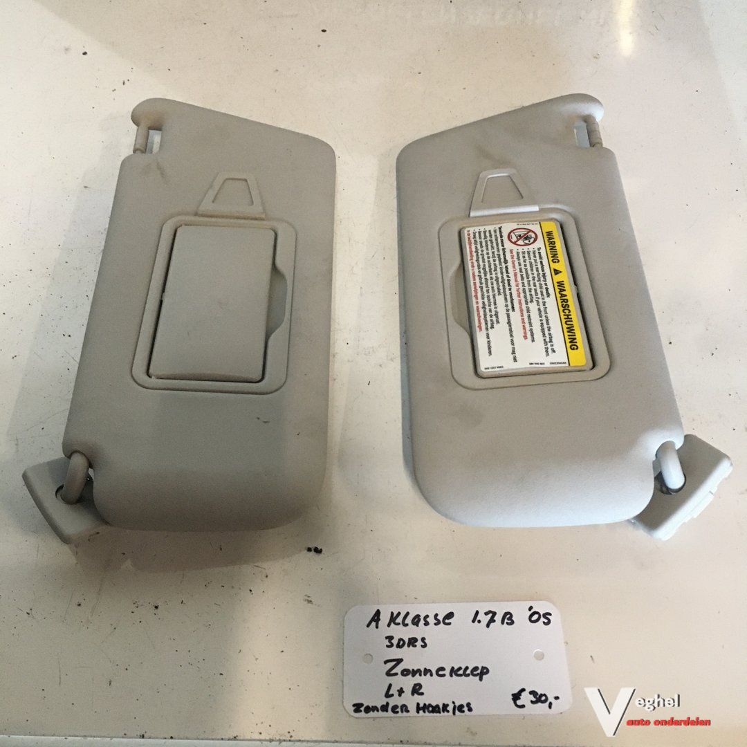 Mercedes A Clase 1.7 B 3drs 2005 Zonneklep Links en Rechts sun visor left and right usado en Menorca