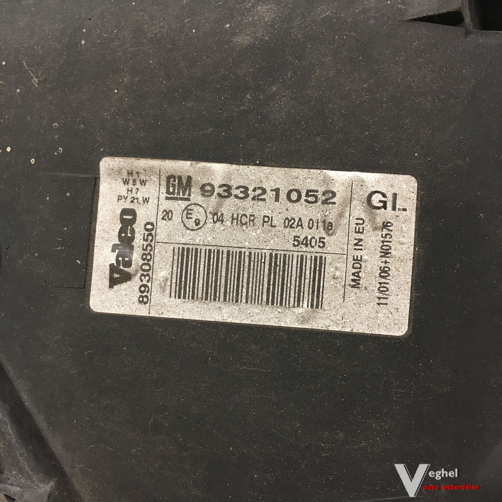 Opel Meriva 1.4 16v 2006 2600021 Koplamp Linksvoor of Rechtsvoor head lamp single usado en Menorca foto 2