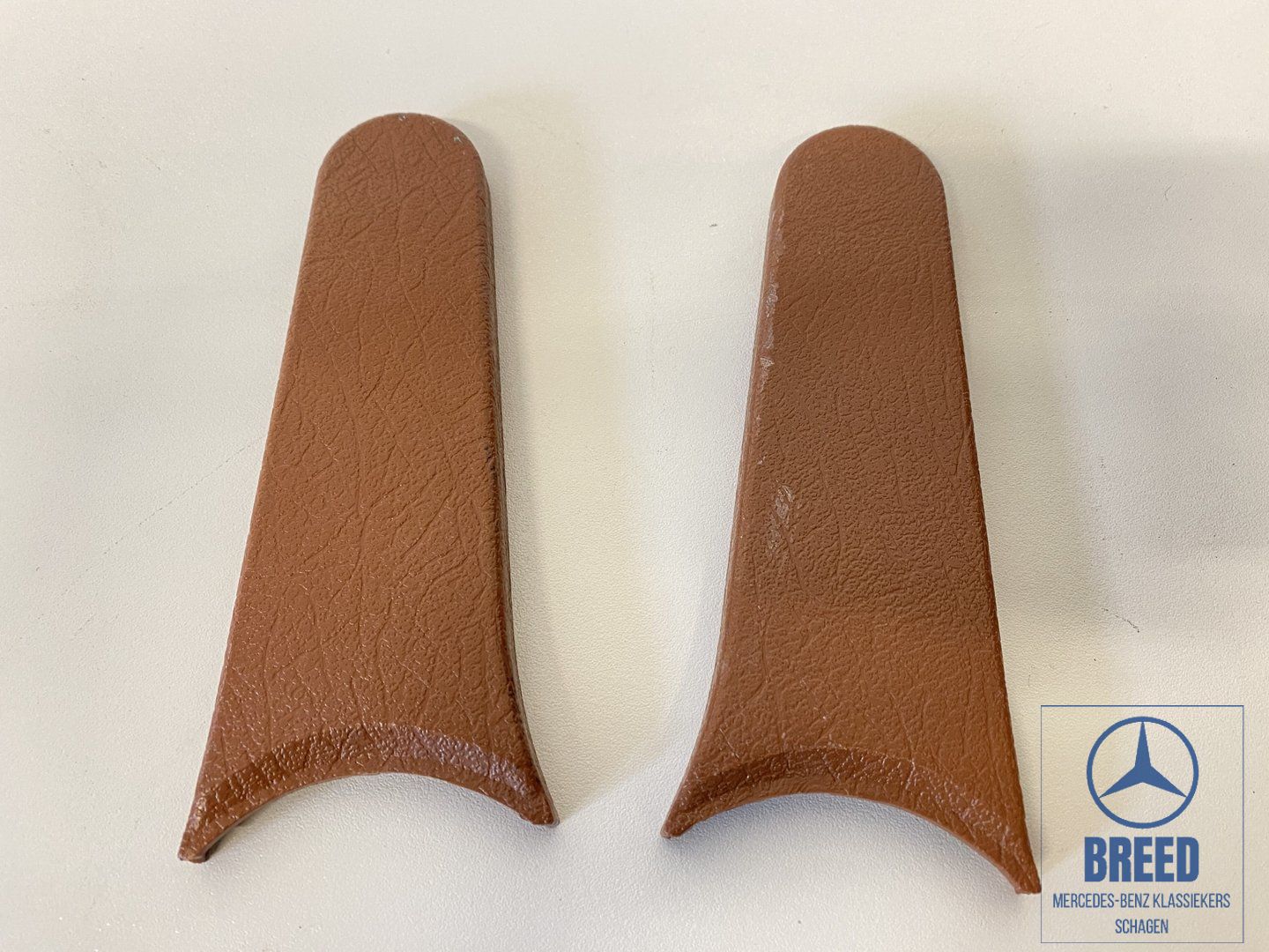 Set of seat covers cognac/brown for Mercedes-Benz W108 W109 W114 W115 /8 seat rail seat undercarriage usado en Menorca foto 2