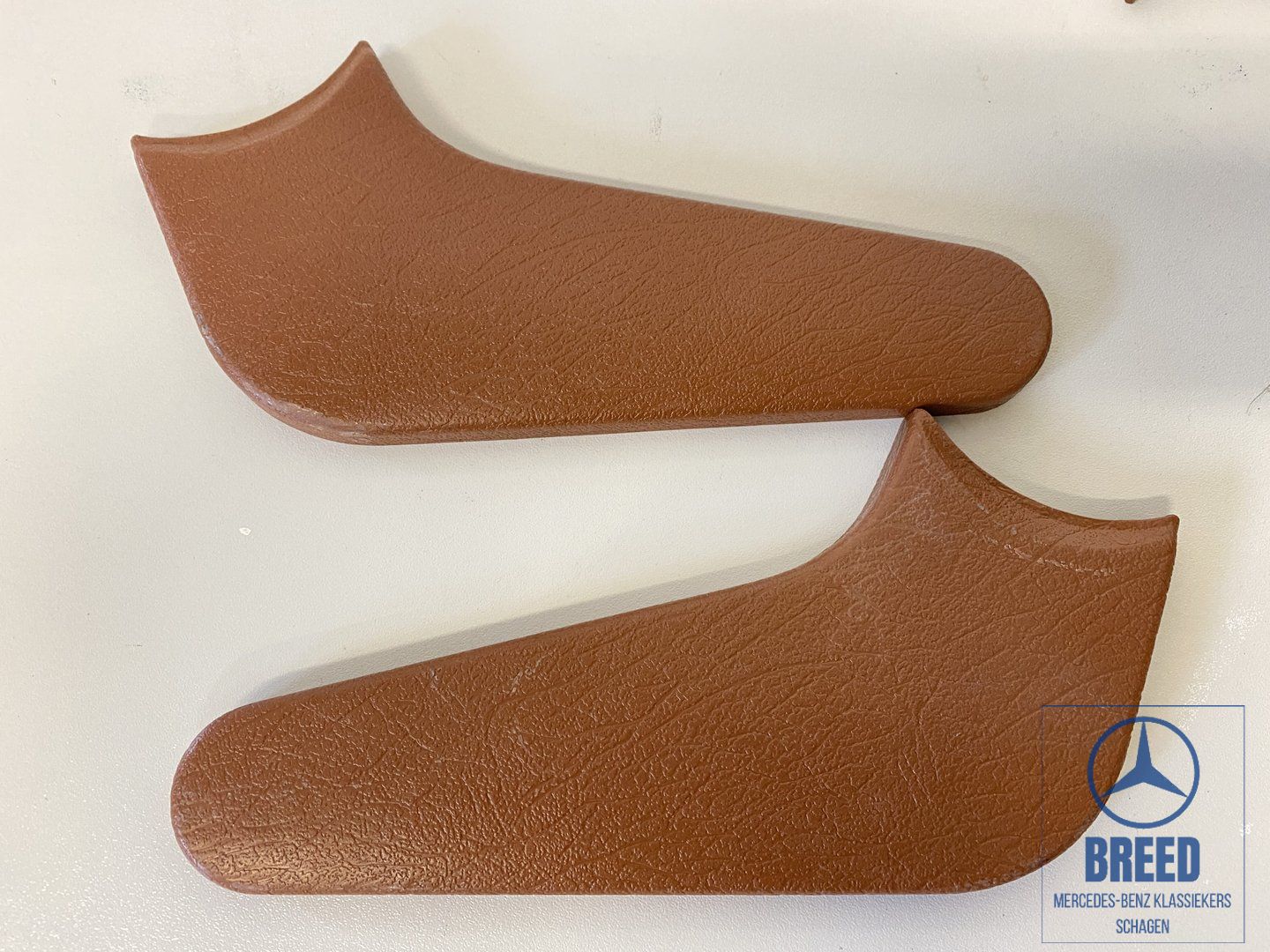 Set of seat covers cognac/brown for Mercedes-Benz W108 W109 W114 W115 /8 seat rail seat undercarriage usado en Menorca foto 4