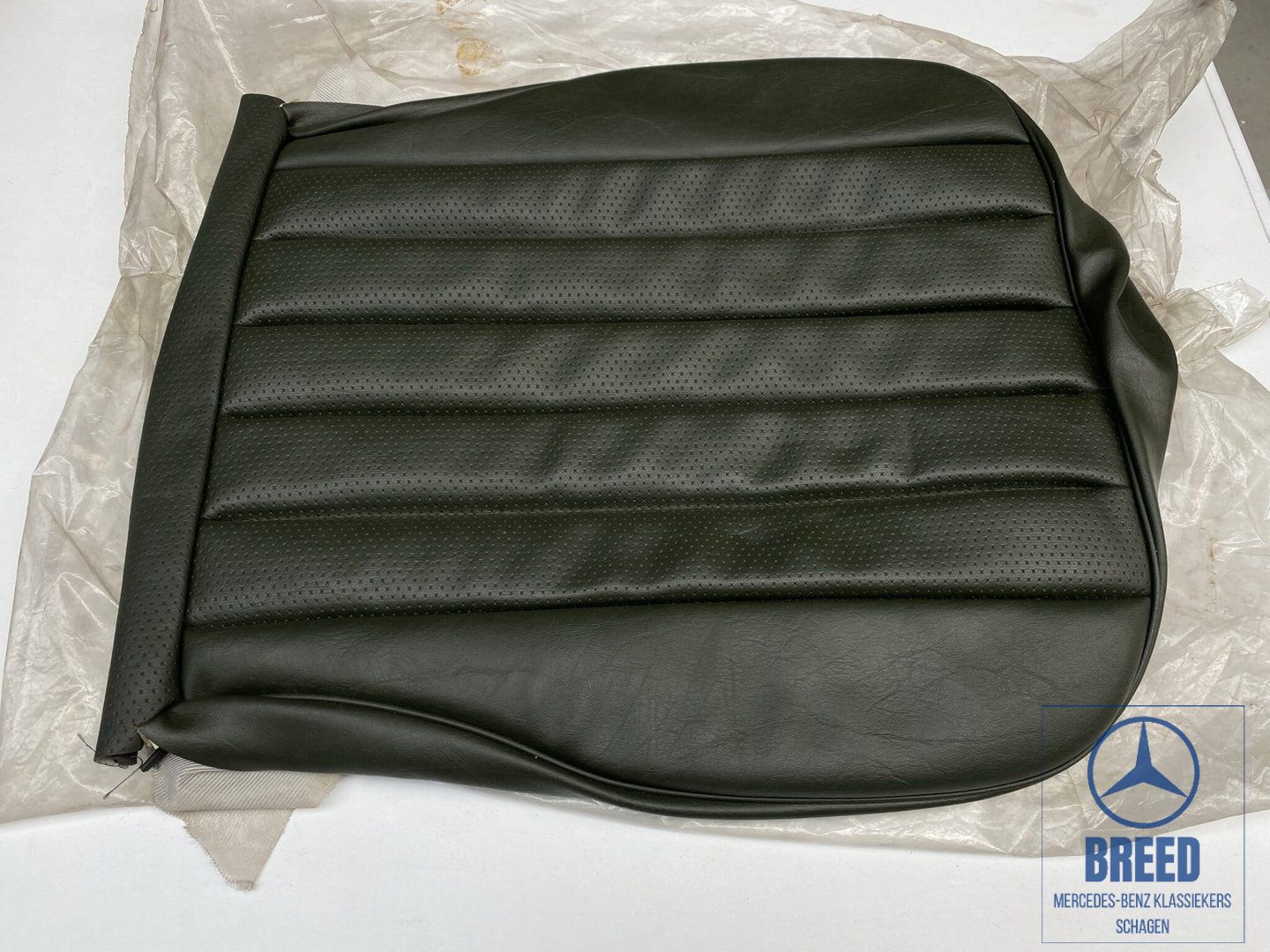 NOS bekledingshoes zitvlak groen MB-Tex voor Mercedes W201 seat upholstery usado en Menorca