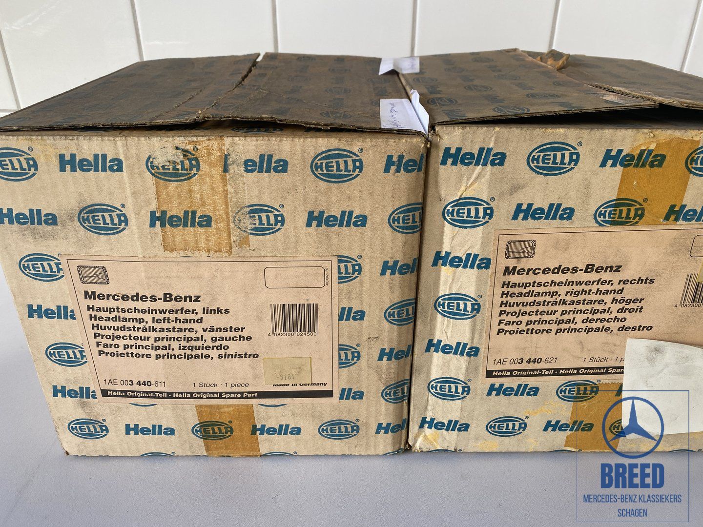 NEW NOS headlight L+R Hella for Mercedes-Benz W601 W602 W611 T1 TN headlight left and right usado en Menorca foto 4