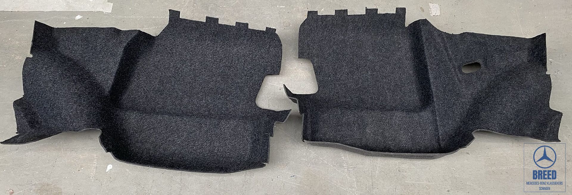 NOS set zijbekleding kofferbak L+R voor Mercedes-Benz W126 upholstery boot usado en Menorca