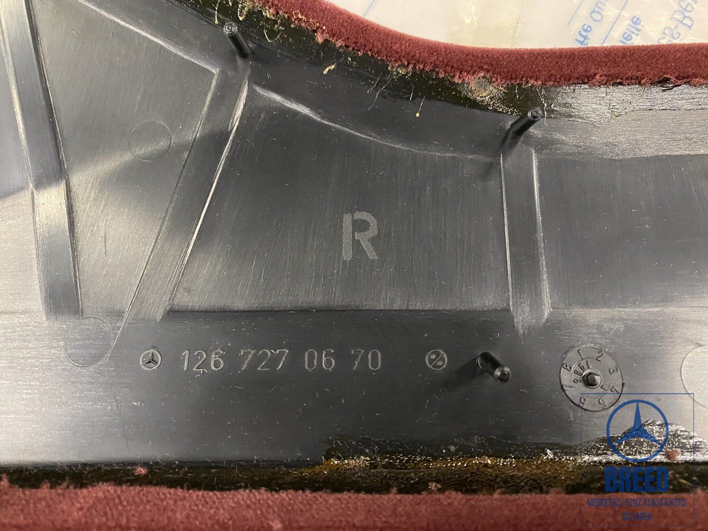 NOS set kaartenvakken L+R rood voor Mercedes-Benz W126 door upholstery door panel set of 2 usado en Menorca foto 4