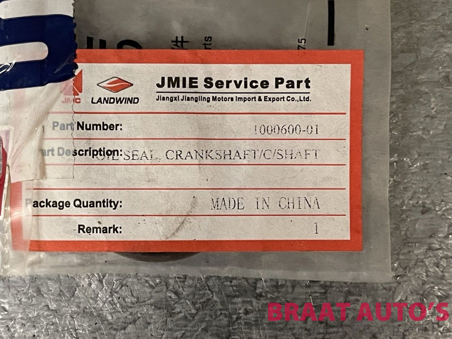 KRUKAS KEERRING - LANDWIND CV9 crankshaft retaining ring usado en Menorca foto 3