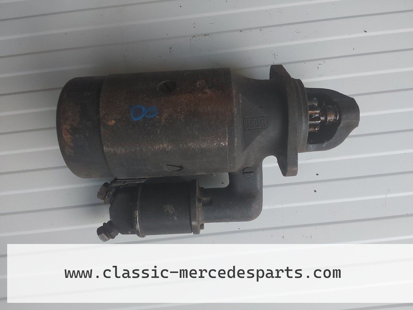 Startmotor Mercedes om621 om636 starter motor usado en Menorca foto 8