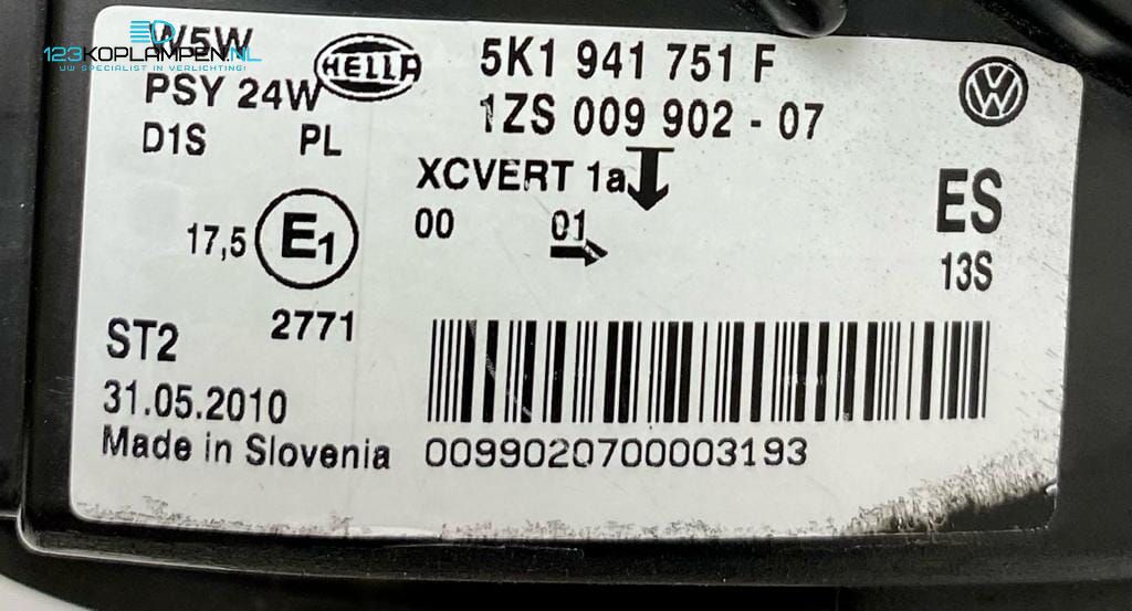 VW Volkswagen Golf 6 R20 R Xenon koplamp links black edition zwart headlight left and right usado en Menorca foto 8
