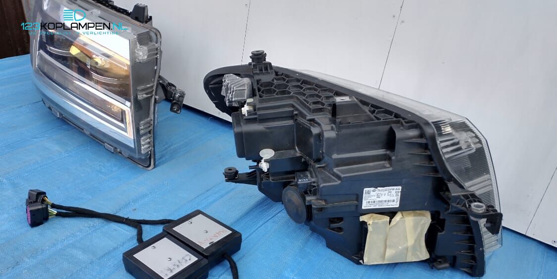 VW Volkswagen Crafter Full Led koplamp + adapter / omvormkabel / plug and play! headlight left and right usado en Menorca foto 4