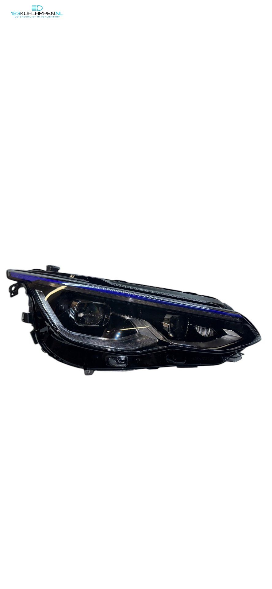 Volkswagen Golf 8 R / GTE Full LED IQ.Light Koplamp Rechts Blauw 5H1941060M – completo met modules headlight left and right usado en Menorca