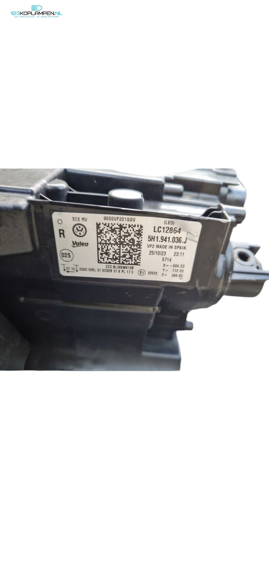 Volkswagen Golf 8 Full LED IQ.Light Koplamp Rechts 5H1941036 – completo met modules headlight left and right usado en Menorca foto 5