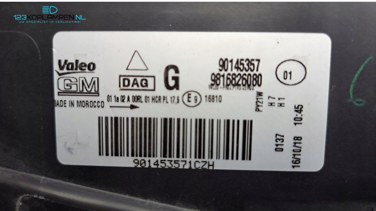 Opel Combo E koplamp links – 90145357 headlight left and right usado en Menorca foto 6
