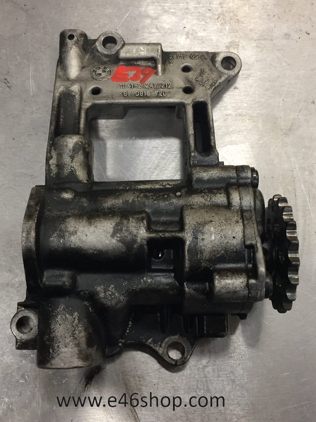 Oliepomp BMW 3.0 diesel m57 motor E46 E39 360 E61 E38 E65 X3 X5 oil pump usado en Menorca
