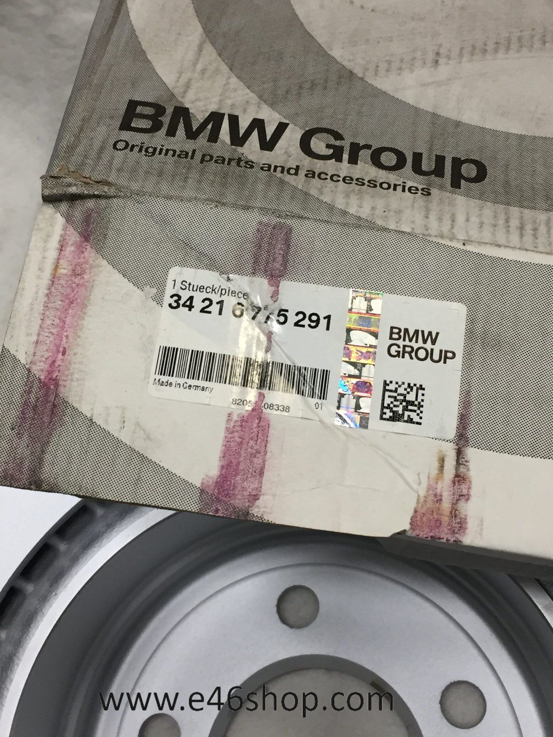 Remschijf set BMW ALPINA F07 F06 F01 F02 F04 370MM OE 34216775291 nuevo ORG BMW ! brake disc left and right usado en Menorca foto 5