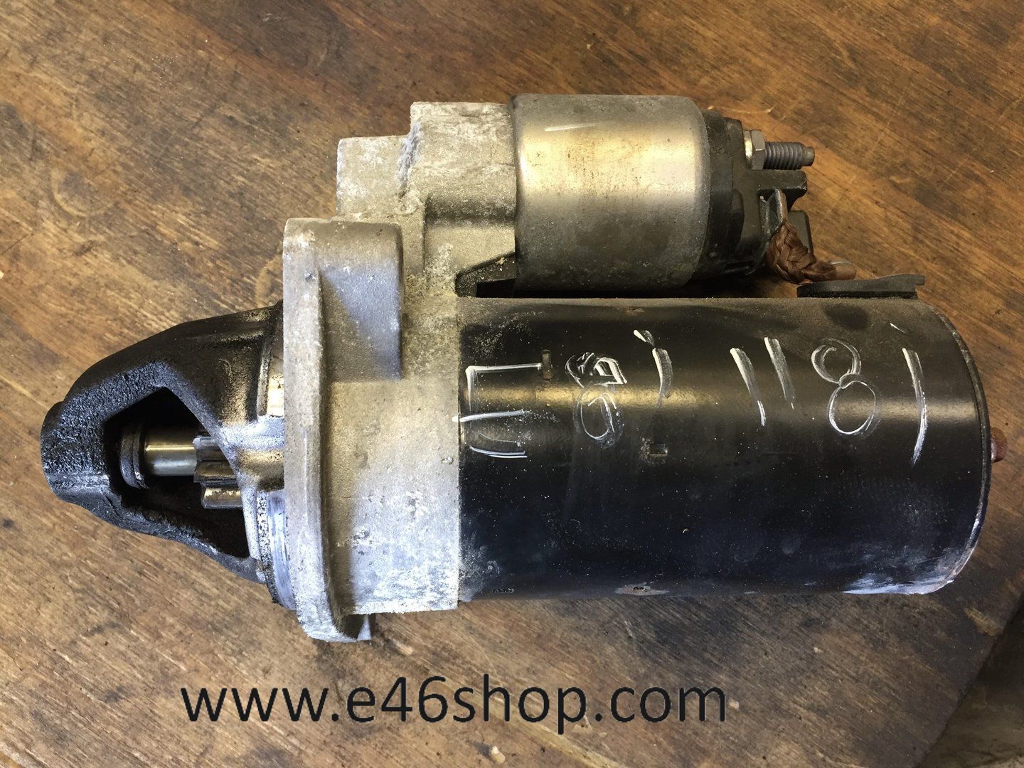 Startmotor BMW 1 serie E81 E82 E87 E88 118I N43 MOTOR 2008 starter motor usado en Menorca