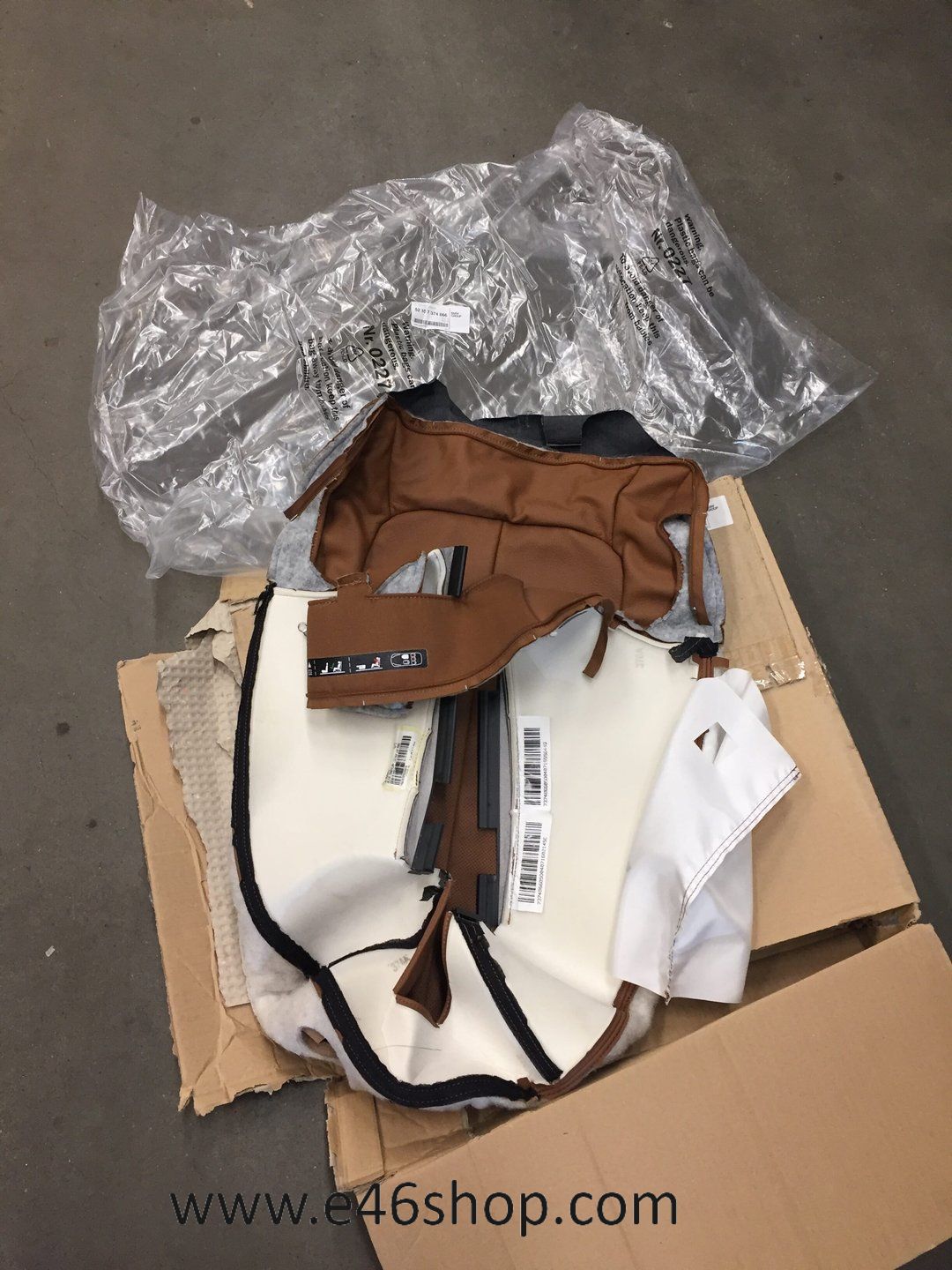 Bekleding Sattelbraun BMW F45 F46 rechts oe 52107374866 nuevo org bmw seat upholstery usado en Menorca foto 2