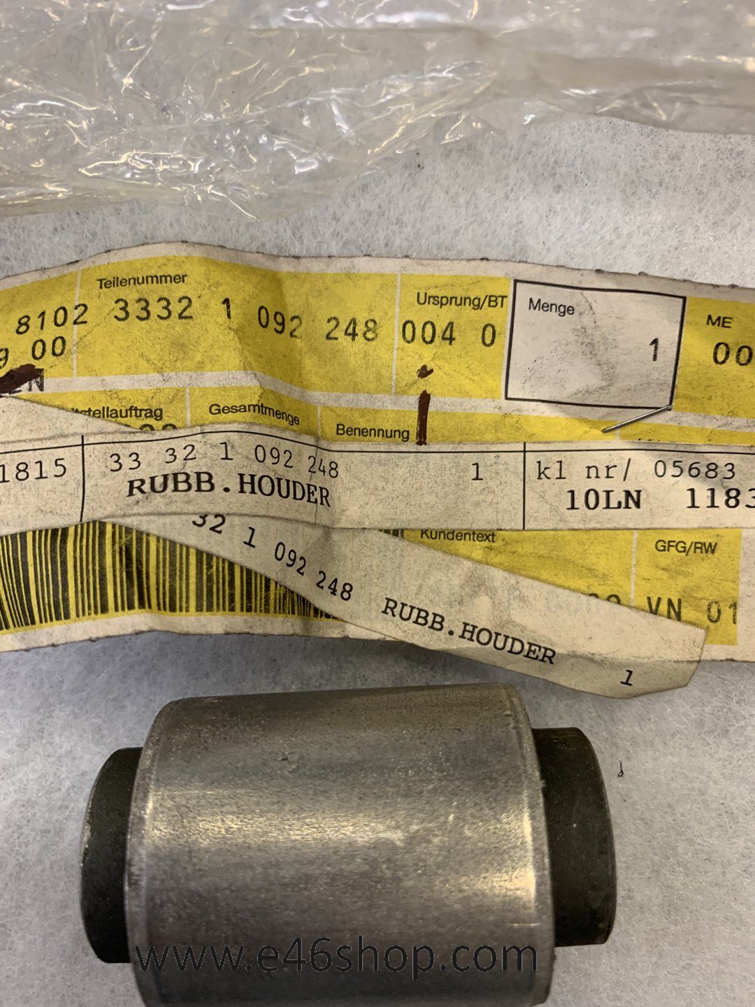 Draagarm rubber BMW Z1 oe 33326770824 originalineel BMW rubber support arm rubber usado en Menorca foto 3