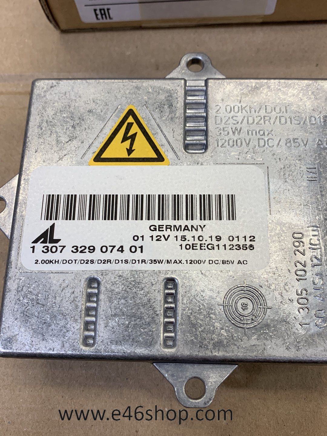 STUURTOESTEL XENON BMW E46 E63 E64 X3 MINI OE 63127176068 xenon starter usado en Menorca foto 3