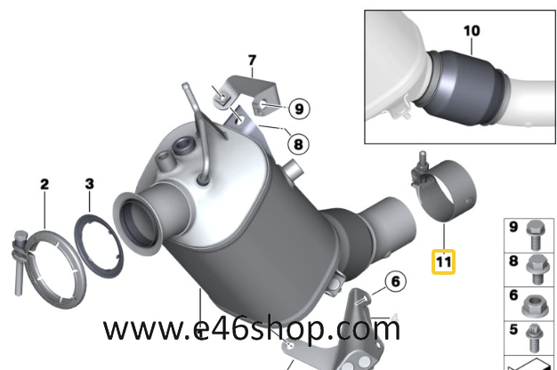 escapeKLEM ROETFILTER BMW MINI OE 18308581218 nuevo other exhaust system usado en Menorca