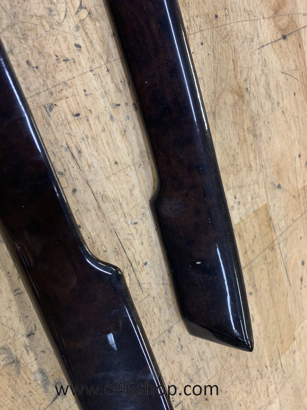 HOUTEN DEURLIJSTEN BMW E38 LINKS EN RECHTS VOOR interior frames set usado en Menorca foto 4