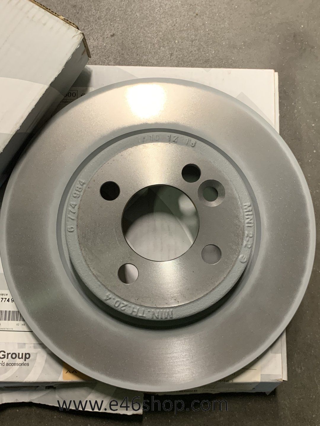 REMSCHIJF MINI R50 R52 R53 VOORZIJDE OE 34116774984 brake disc single usado en Menorca