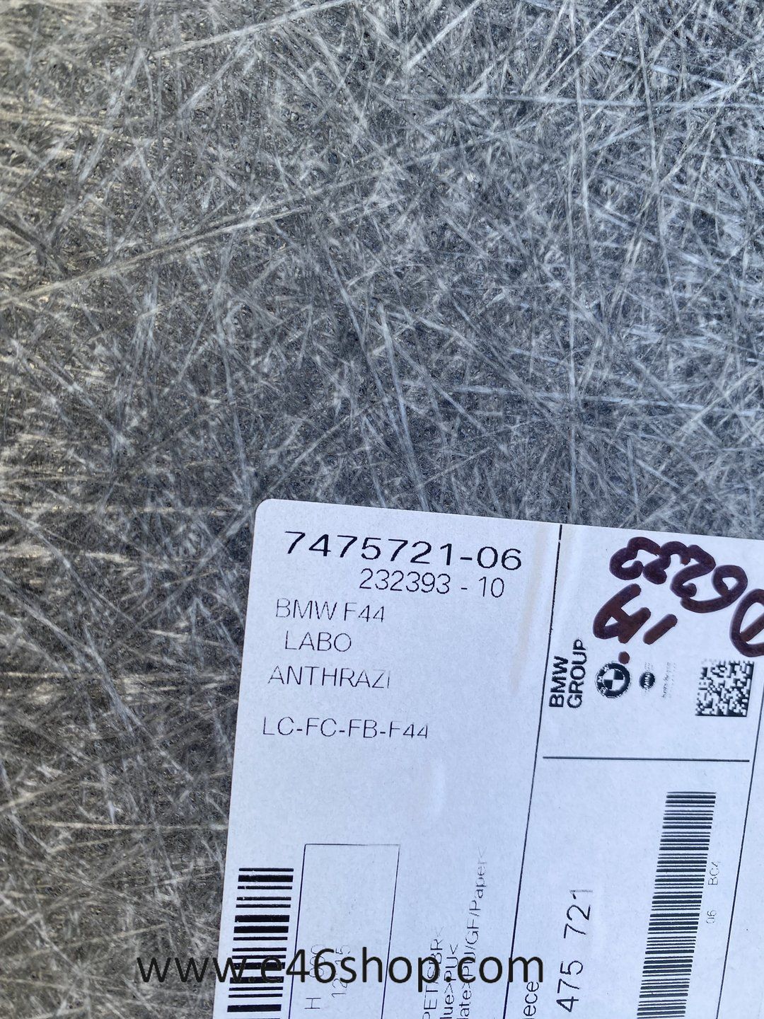 KOFFERBAK VLOERBEDEKKING BMW "2 F44 GRAN COUPE OE 51477475721 sized car boot mat usado en Menorca foto 5