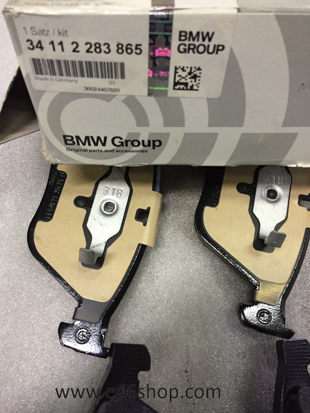 REMBLOKKENSET VOORZIJDE BMW M E82 E90 E92 E93 OE 34112283865 brake pad set usado en Menorca foto 4
