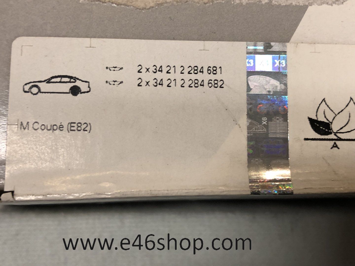 REMBLOKKEN ACHTER BMW "1 E82 M COUPE OE 34212284685 brake pad set usado en Menorca foto 3