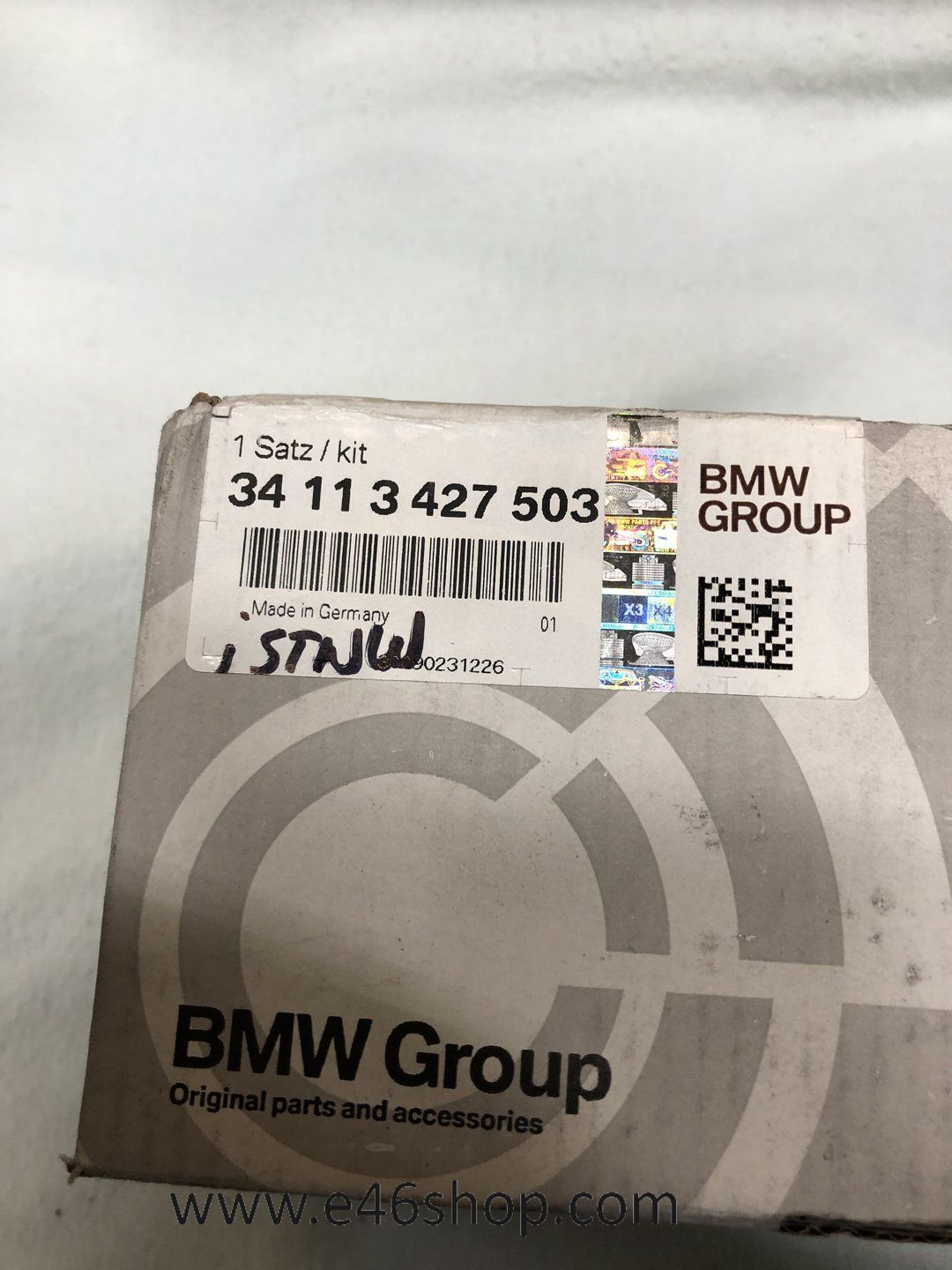REMBLOKSET BMW X3 E83 3.0SD OE 34113427503 nuevo ORG BMW brake pad set usado en Menorca foto 5