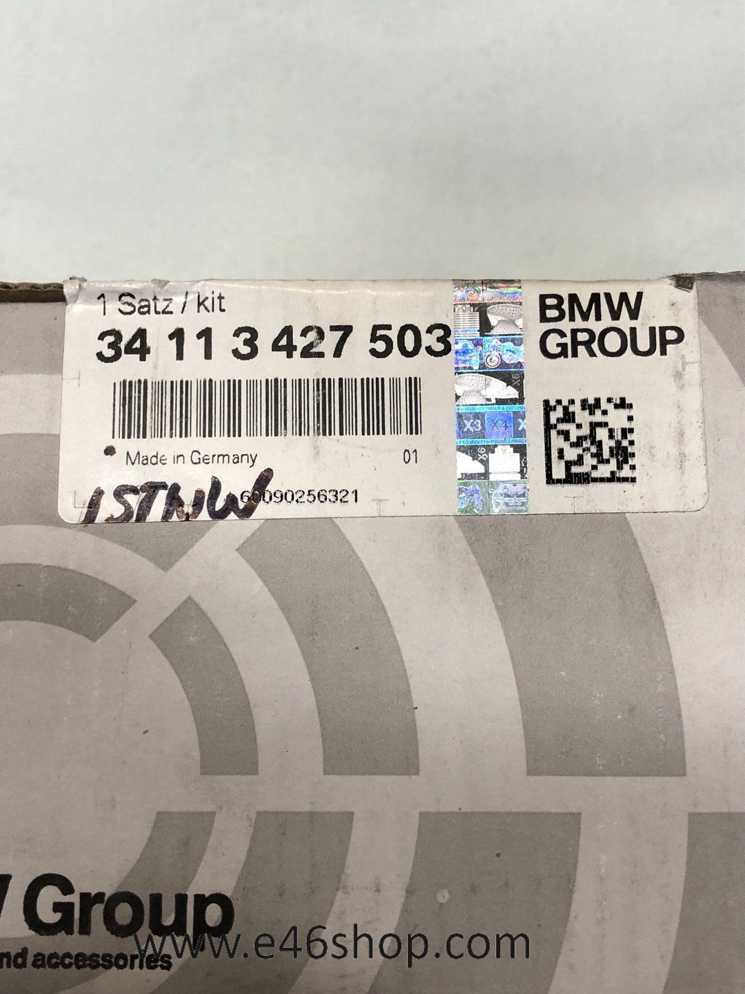 REMBLOKSET BMW X3 E83 3.0SD OE 34113427503 nuevo ORG BMW brake pad set usado en Menorca foto 2