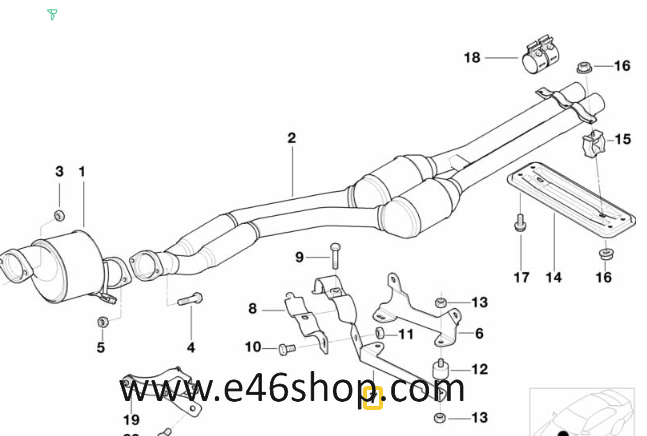escapeSTEUN BMW E38 730D OE 18212248036 other exhaust system usado en Menorca foto 5
