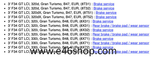 REMBLOKKEN ACHTER BMW. "2 "3 F22 F23 F34 OE 34206873094 brake pad set usado en Menorca foto 6