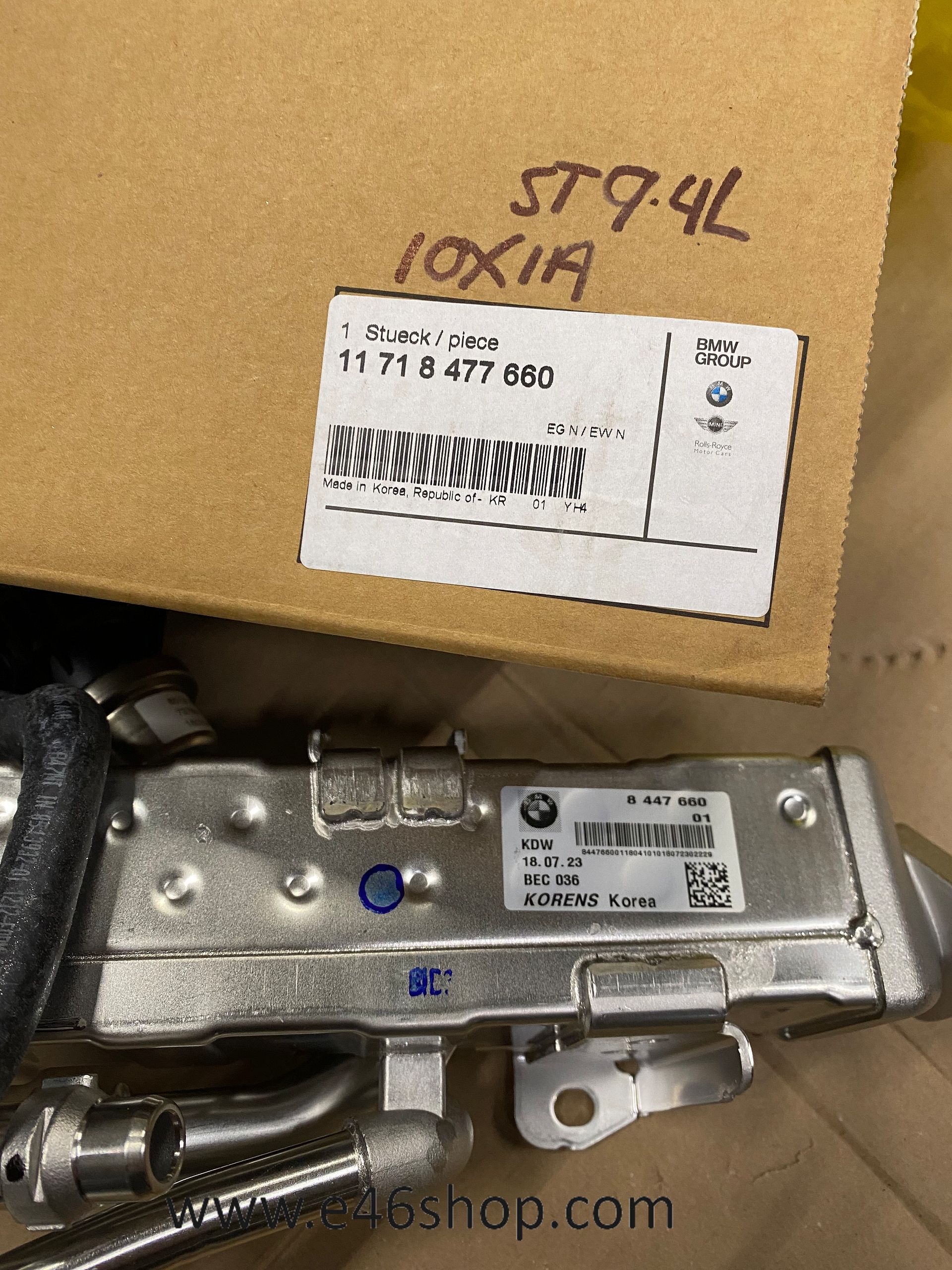 EGR escapeGASKOELER BMW F20 F30 F31 X3 2.O LITER DIESEL 8477660 other exhaust system usado en Menorca foto 9