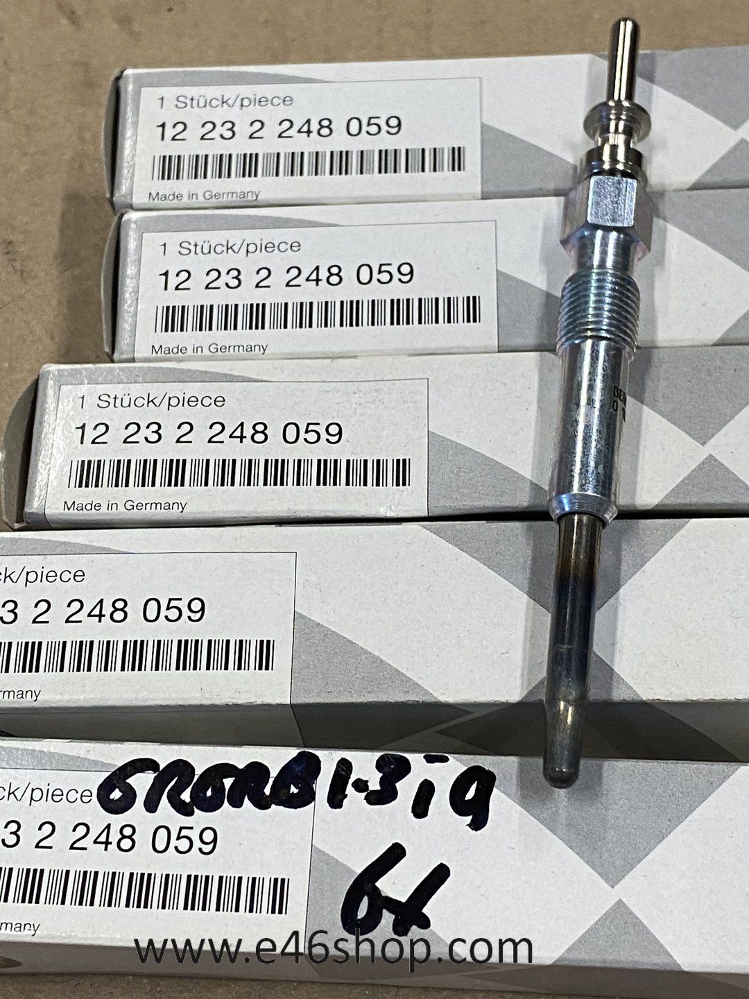 GLOEIBOUGIE BMW OE 12232248059 NW EN ORG BMW heater plug glow plug set usado en Menorca foto 3