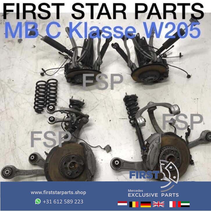 W205 veerpoot asschenkel wielnaaf schokbreker draagarm fusee strut complete single usado en Menorca
