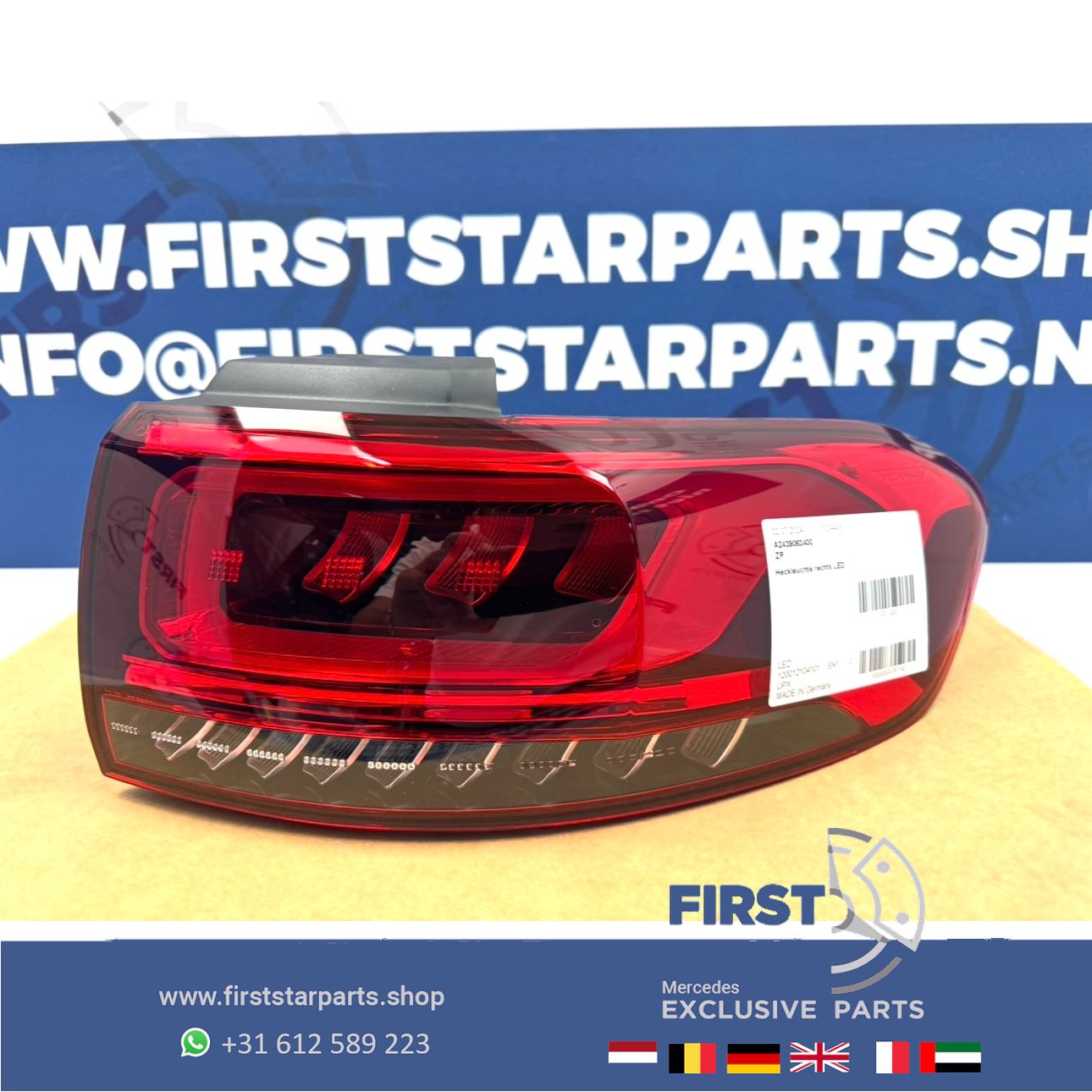 W243 X243 EQB Clase LED ACHTERLICHT RECHTS A2439063400 originalINEEL Mercedes 2021-2026 A 243 906 34 00 tail light left and right usado en Menorca