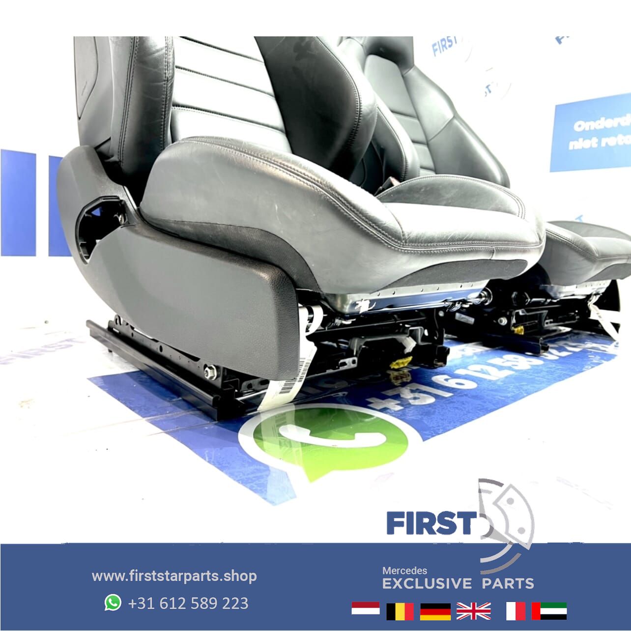 W204 C63 AMG Stoelen Mercedes C Clase 2007-2014 sedan leer interior upholstery set usado en Menorca foto 5