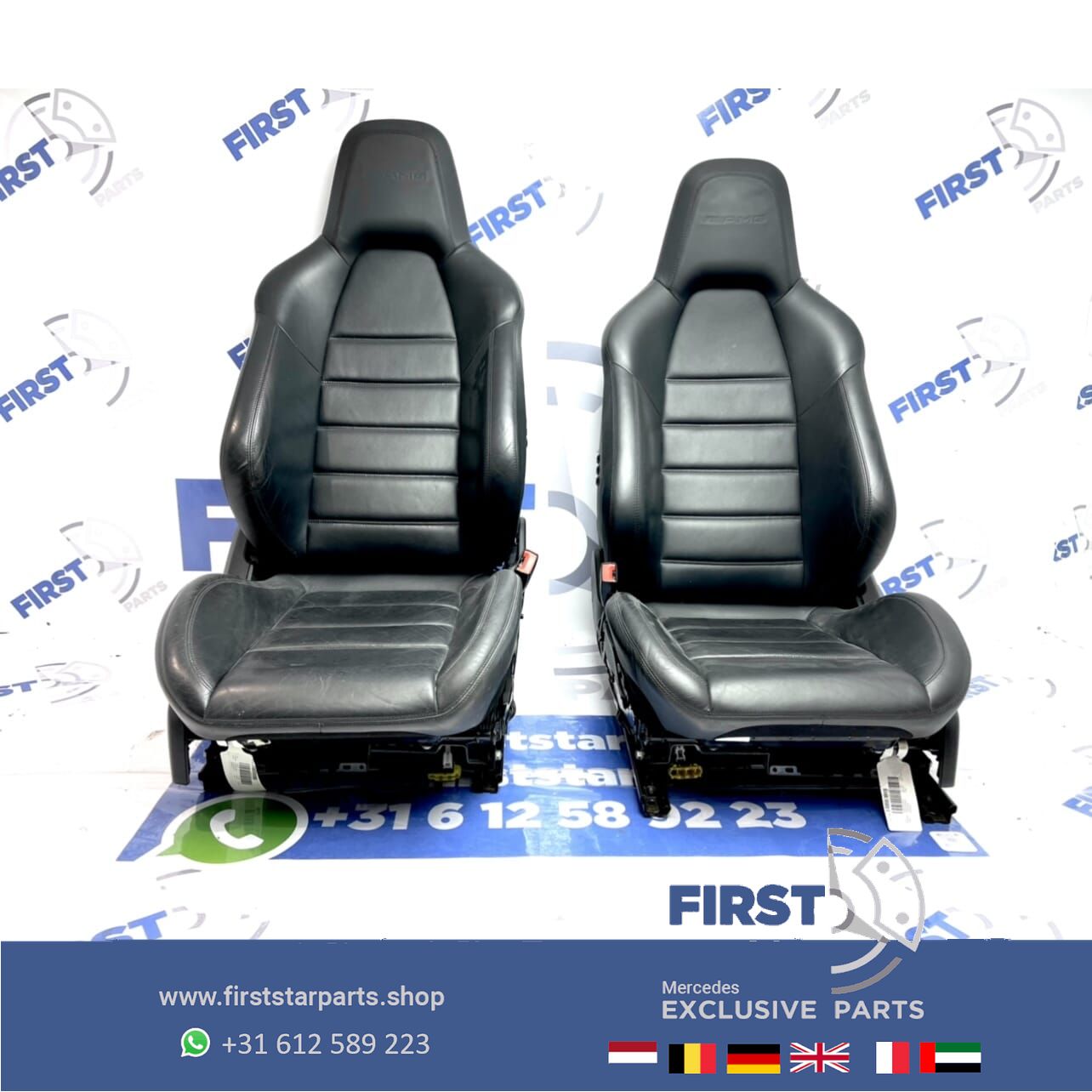W204 C63 AMG Stoelen Mercedes C Clase 2007-2014 sedan leer interior upholstery set usado en Menorca foto 3