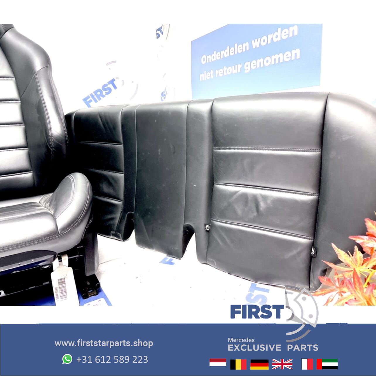 W204 C63 AMG Stoelen Mercedes C Clase 2007-2014 sedan leer interior upholstery set usado en Menorca foto 14