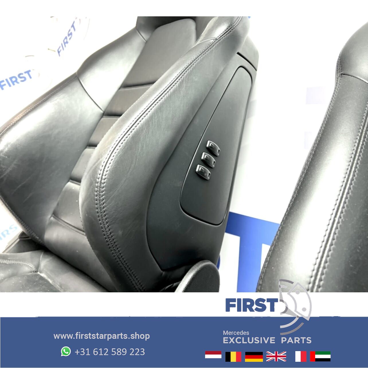 W204 C63 AMG Stoelen Mercedes C Clase 2007-2014 sedan leer interior upholstery set usado en Menorca foto 7