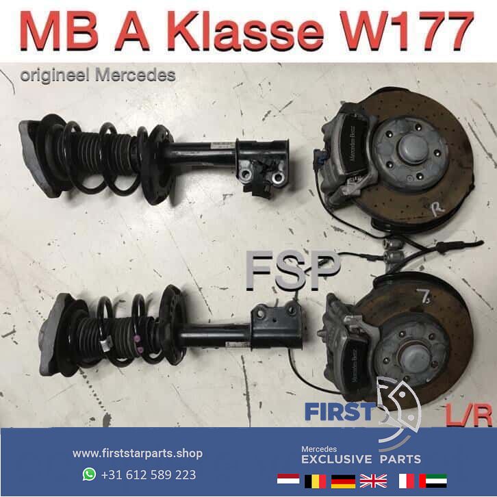 W176 A Clase veerpoot completo links rechts fusee asschenke strut complete left and right usado en Menorca