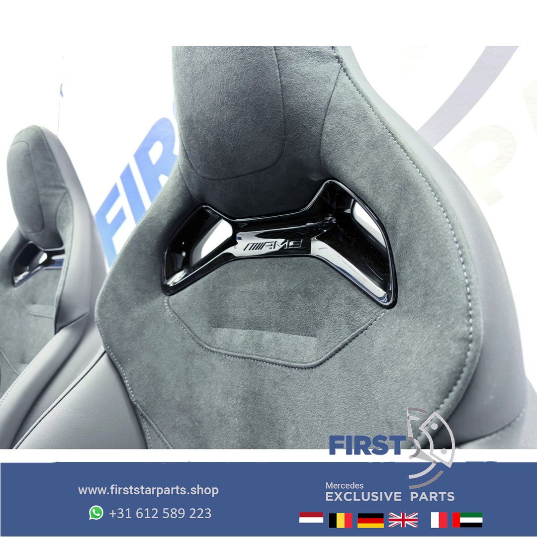 W206 C63 AMG KUIP STOELEN SET C63s E PERFORMANCE S206 KUIPSTOELEN interieur Mercedes C Clase 2022-2027 Recaro PERFORMANCE ZETELS LINKS+RECHTS A2065403452 BEKLEDING seat single usado en Menorca foto 4
