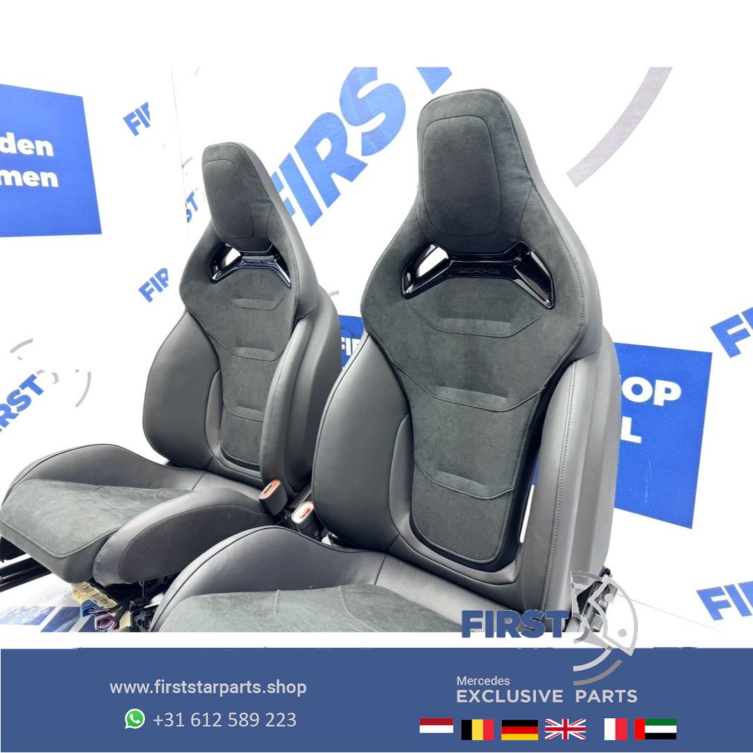 W206 C63 AMG KUIP STOELEN SET C63s E PERFORMANCE S206 KUIPSTOELEN interieur Mercedes C Clase 2022-2027 Recaro PERFORMANCE ZETELS LINKS+RECHTS A2065403452 BEKLEDING seat single usado en Menorca foto 5
