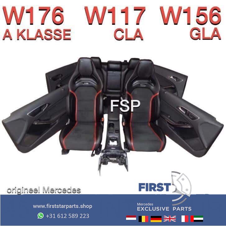 AMG Kuipstoelen Mercedes W176 W117 W156 Performance Stoelen complete interior usado en Menorca